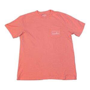 Men’s Vineyard Vines Coral Lighthouse Pocket T-Shirt